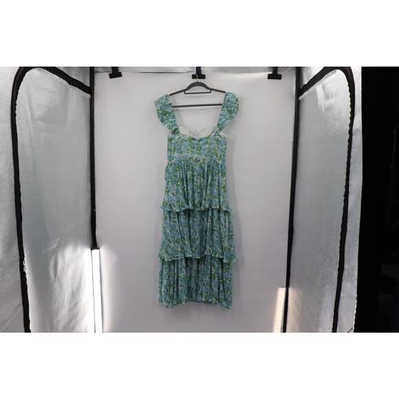 Anthropologie Rachel Parcell Corset Pleated Midi Dress - Picture 8 of 11